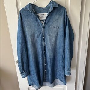 Frank & Eileen Blue Casual Button Down Shirt